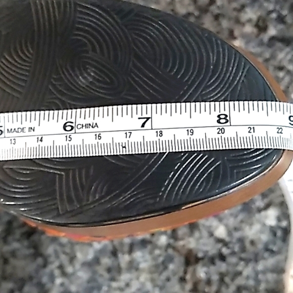 D'ARTE Leather Weaved Multicolor Platform Heels. Size 26 (Size 9 US) - Picture 14 of 14